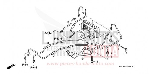 ABS-MODULATOR (CBF600SA6/NA6) CBF600NA6 de 2006